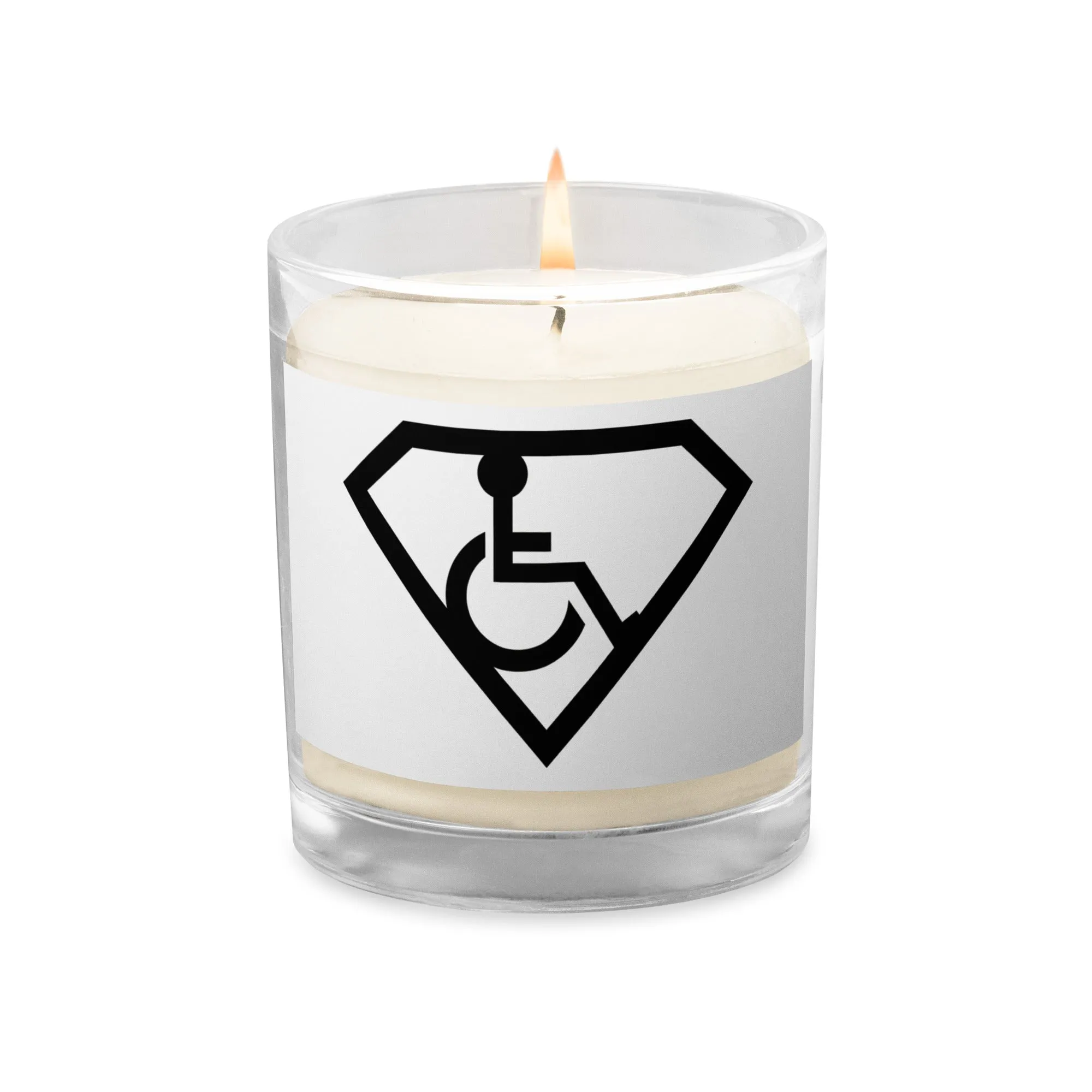 Adaptive Logo Glass Jar Soy Wax Candle