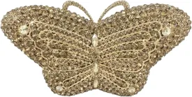 Boutique De FGG Butterfly Crystal Clutch Bags Women Evening Bag Party Rhinestone Handbags Bridal Crystal Clutch Purses,Mini