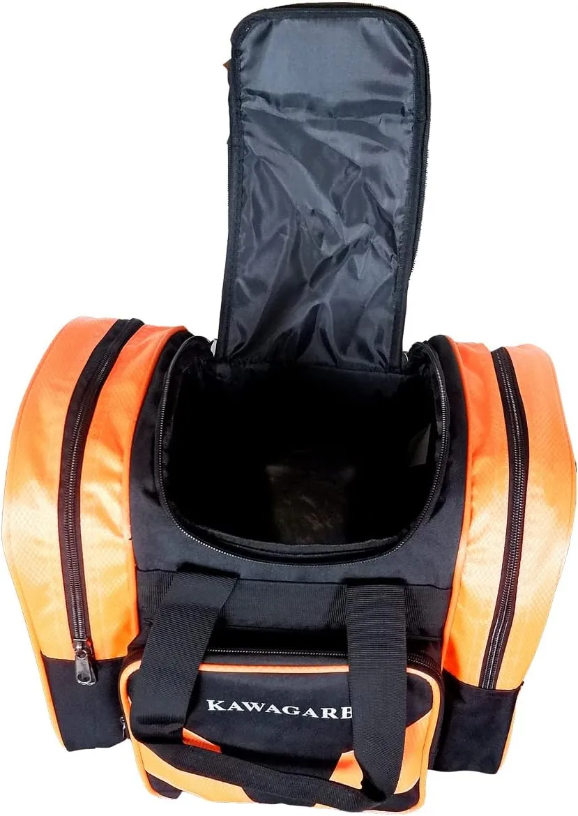 Bowling Bag for Single Ball - Single Ball Tote Bag with Padded Ball Holder - Fits a Single Pair of Bowling Shoes Up to Mens Size 14