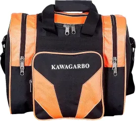 Bowling Bag for Single Ball - Single Ball Tote Bag with Padded Ball Holder - Fits a Single Pair of Bowling Shoes Up to Mens Size 14
