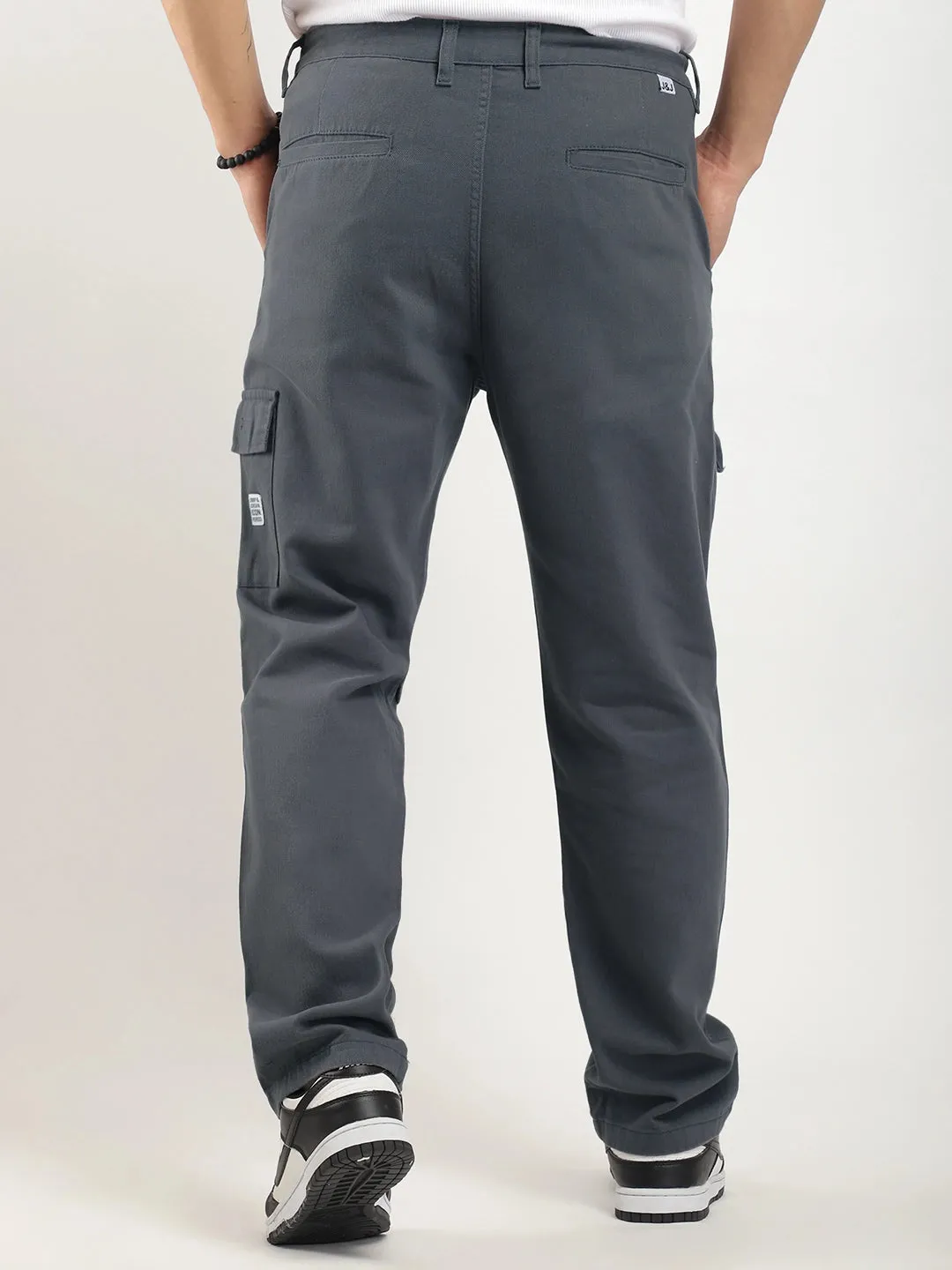 Cambridge Gear Dark Ash Grey Cotton Cargo