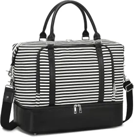 CAMTOP Women Ladies Travel Weekender Bag Overnight Duffel Carry-on Tote Bag fit 15.6 Inch Laptop Computer