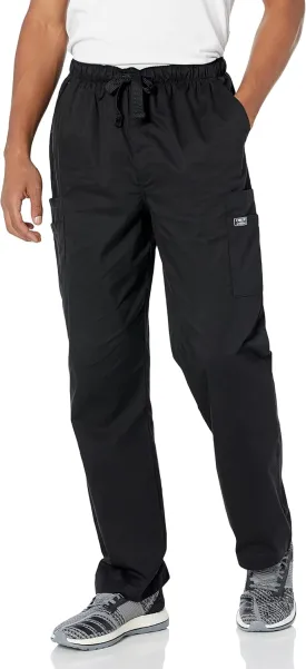 Cherokee Men Scrubs Pant Workwear Core Stretch Fly Front Cargo 4243