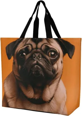 Color Skull Pictures Tote Bags, Reusable Grocery Bags, Large Shopping Bag, Shoulder Bag for Women