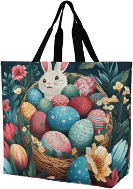 Color Skull Pictures Tote Bags, Reusable Grocery Bags, Large Shopping Bag, Shoulder Bag for Women