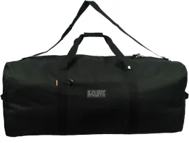 Heavy Duty Cargo Duffel Large Sport Gear Drum Set Equipment Hardware Travel Bag Rooftop Rack Bag (24" x 12" x 12", Black)
