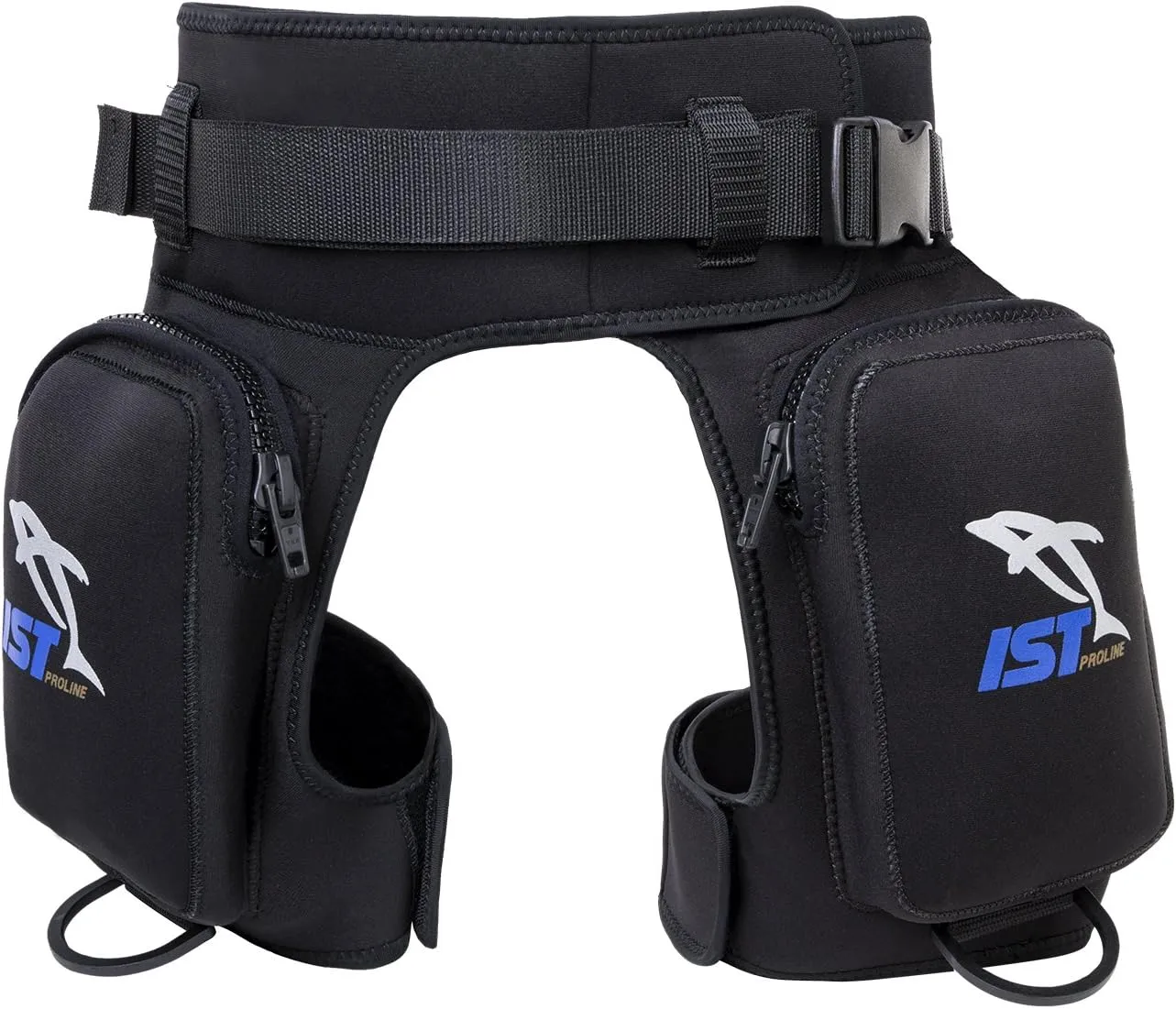 IST Dive Pocket Holster Belt for Scuba Diving Storage, Cargo Thigh Pouch for Gear & Equipment
