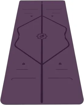 Liforme Original Yoga Mat  Free Yoga Bag Included - Patented Alignment System, Warrior-like Grip, Non-slip, Eco-friendly, sweat-resistant, long, wide, 4.2mm thick mat for comfort