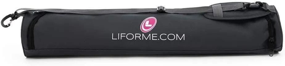 Liforme Original Yoga Mat  Free Yoga Bag Included - Patented Alignment System, Warrior-like Grip, Non-slip, Eco-friendly, sweat-resistant, long, wide, 4.2mm thick mat for comfort