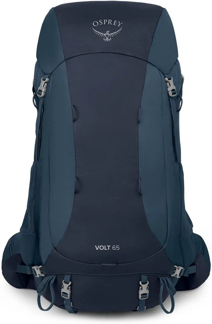 Osprey Volt 65L Men's Backpacking Backpack, Muted Space Blue, Extended Fit