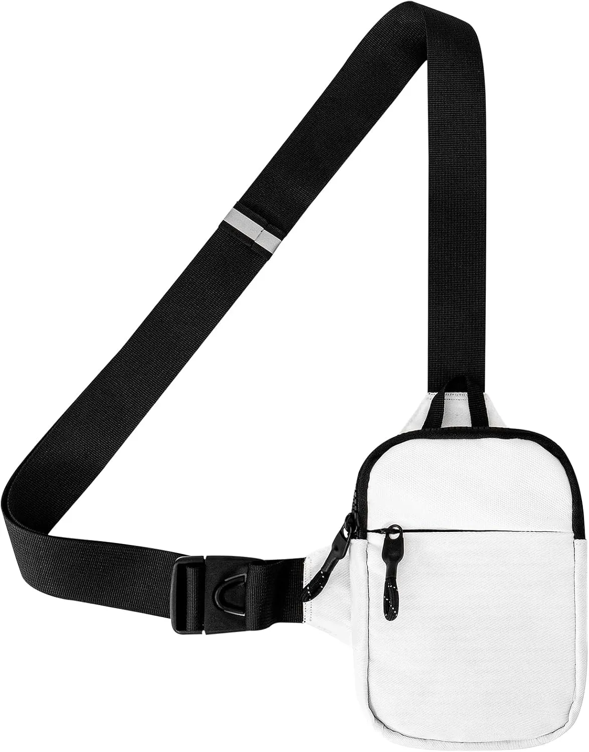 Peicees Mini Sling Bag Crossbody Chest Bag For Men Women Small Belt Purse Phone Holder For Running Workout Travel Waterproof
