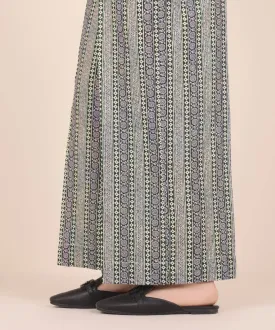 Printed Light Khaddar Culottes
