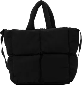 Puffer Tote Bag Lightweight Down Cotton Padded Puffy Purse Quilted Puff Crossbody Bags for Women