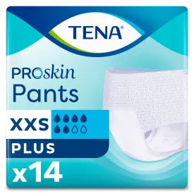 TENA ProSkin Pants Plus XXS 14 - Comfortabele incontinentiebroekjes voor optimale bescherming