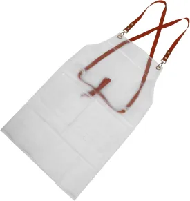 Transparent Apron for Kitchen Hair Salons Cafes Crossbody Design Oil Resistant Writable Surface for Easy Notetaking Unisex Professional Look