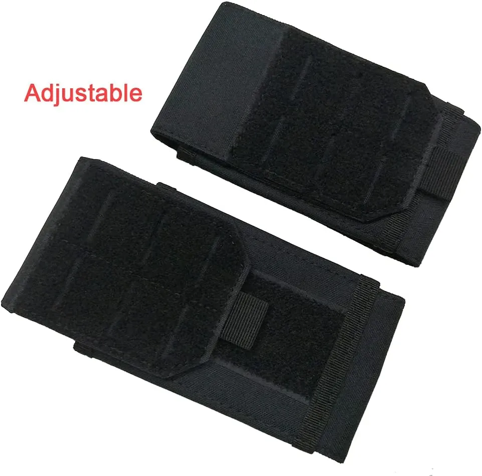 Universal Tactical Molle Mobile Phone Holster Belt Smartphone Strap Pack Utility Military Small Pouch Mini Waist Bag for iPhone 12ProMax/12Pro/12/11ProMax/11/X/8P/8/7P/7/6 5.5" Phone