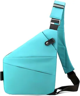 Vipost Anti Theft Crossbody Bags for Women/Men, Multi-Pocket Sling Bag Travel Crossbody Bag for Women with Adjustable Strap