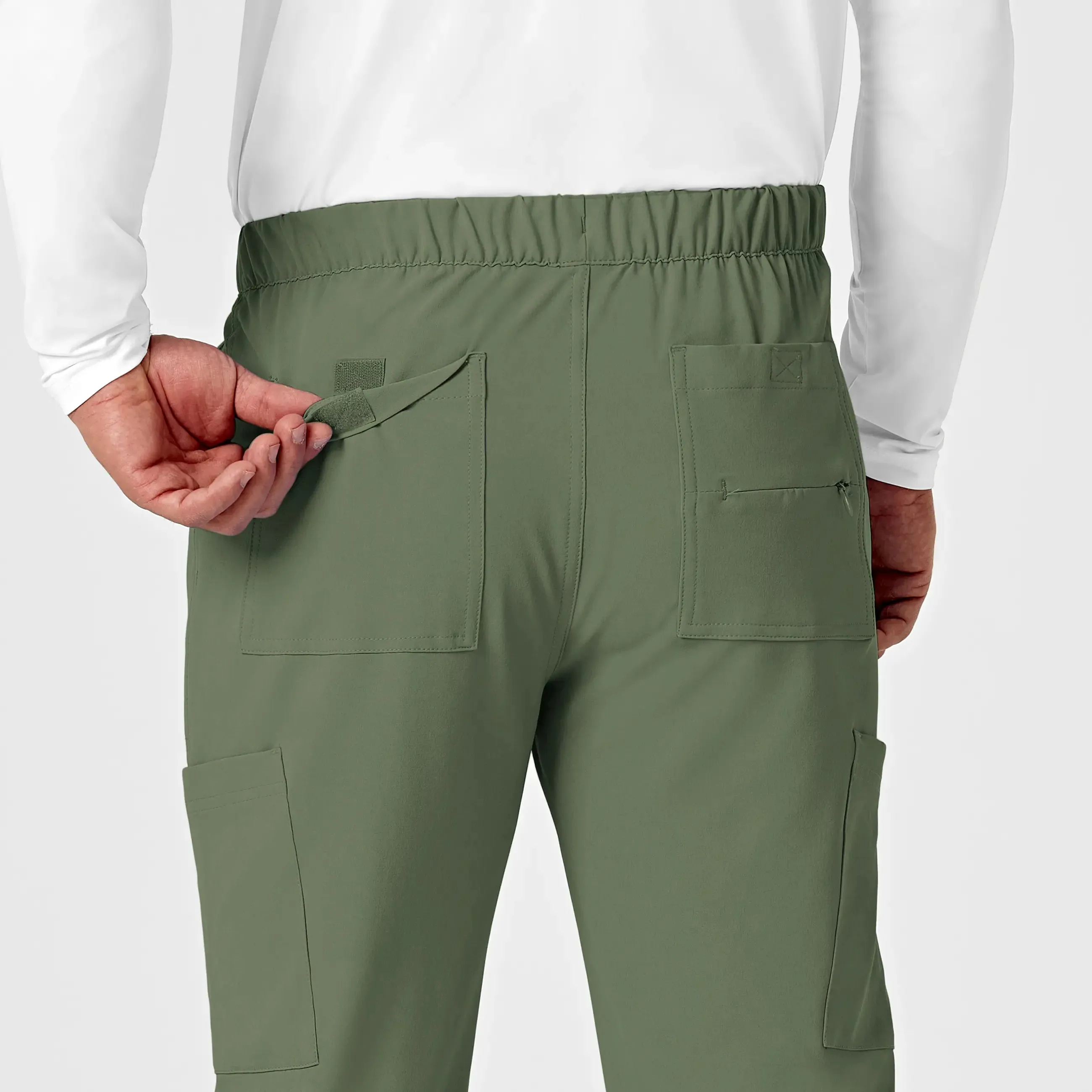 Wink Men's Jogger Scrub Pant - Olive