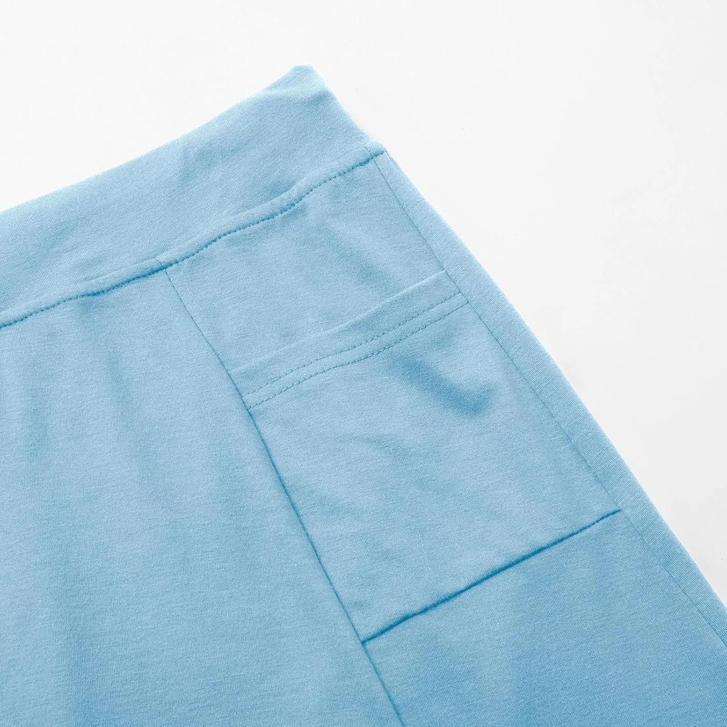 Women's Pocket Pants Solid Mid Waist Culottes Short Skirts Skinny Pants Tennis Skirts